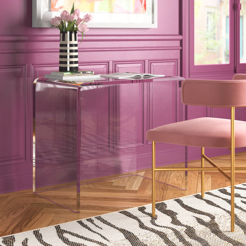 Otranto Clear Acrylic Writing Desk