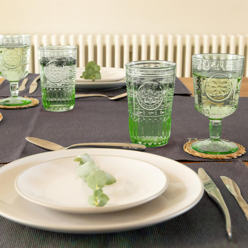 Romantic Wine Glasses - Romantic 320ml, Green