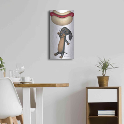 «Black Dachshund Hotdog Balloon» par Danny Gordon