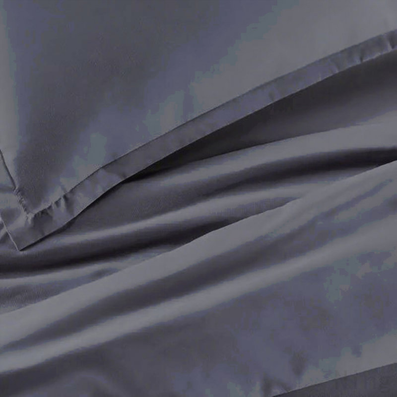 Housse de couette plissée Simply Clean - gris simple, Twin Comforter