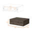 Dark Brown Floating Nightstand With Generous Interior Drawer For Bedroom Functional Storage And Organization-1683158660