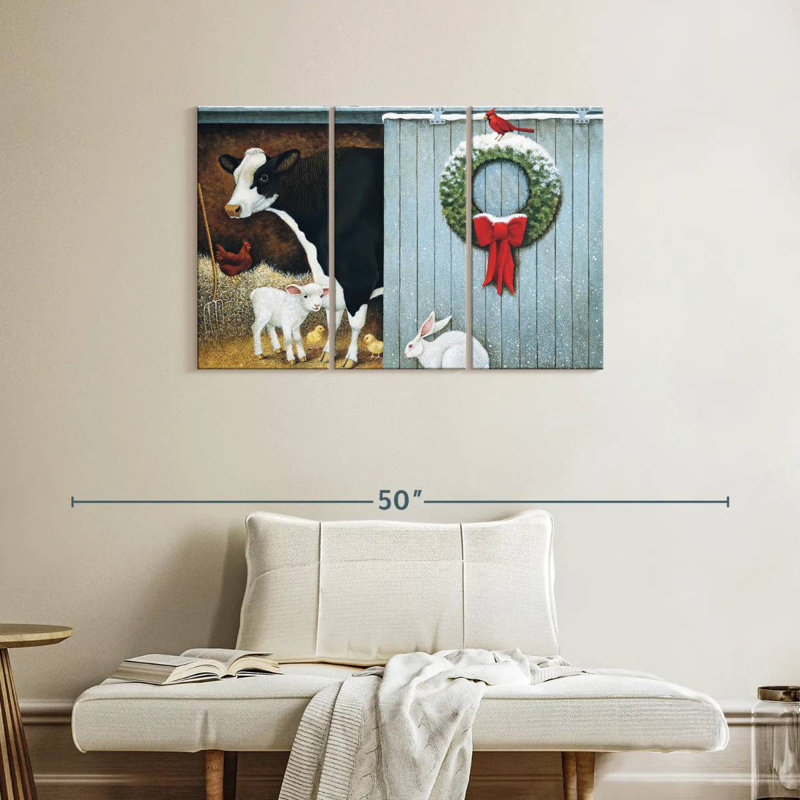 Lelend Christmas Morning, 24" H x 38" W