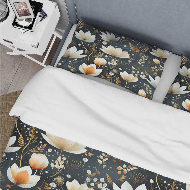 Ensemble de housse de couette Artistic Essence, Housse de couette simple + 1 taie décorative stan