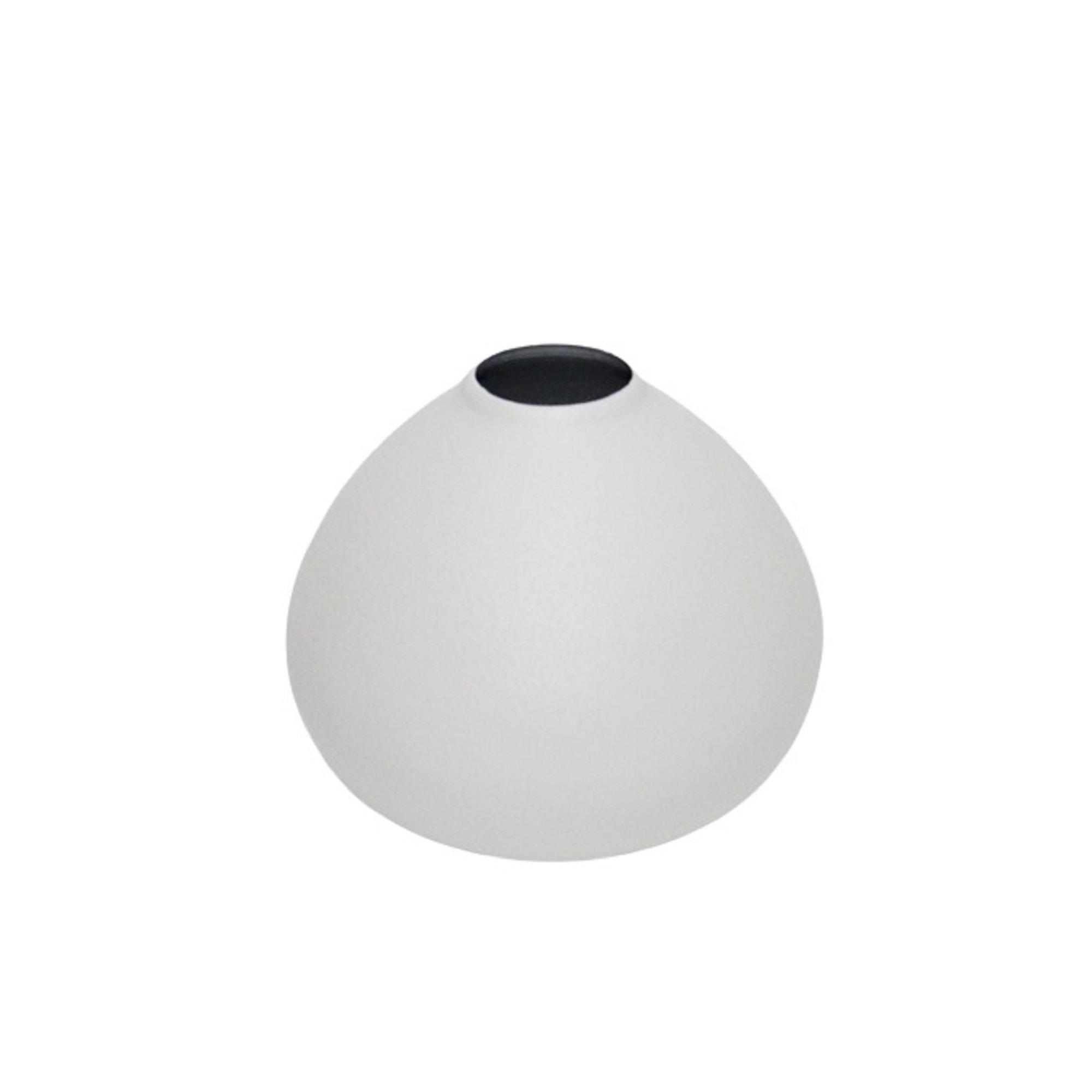 Jenny 3.25'' Aluminum Table Vase, White