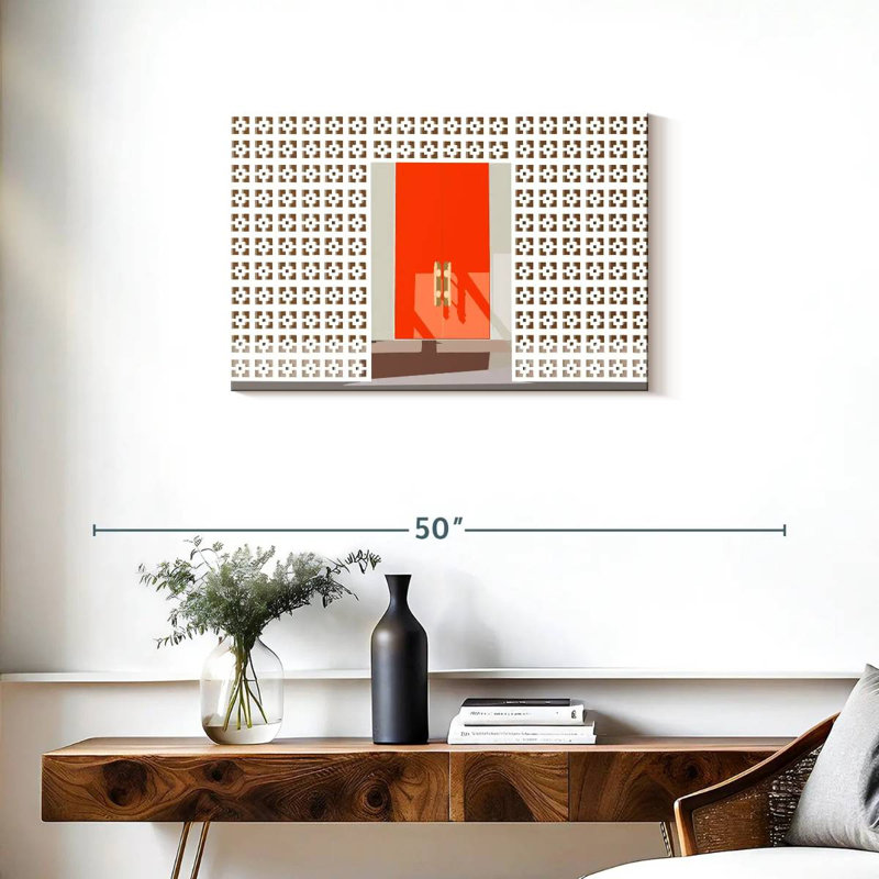 Porte d'entrée moderne Lilie, H 20 po x l 30 po