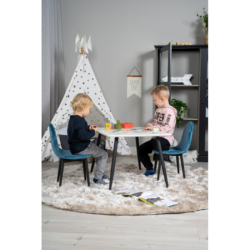 Lewes 2 - Person Dining Set, Blue, Blue