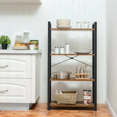 Gingerich 120 cm H x 66 cm W Iron Etagere Bookcase