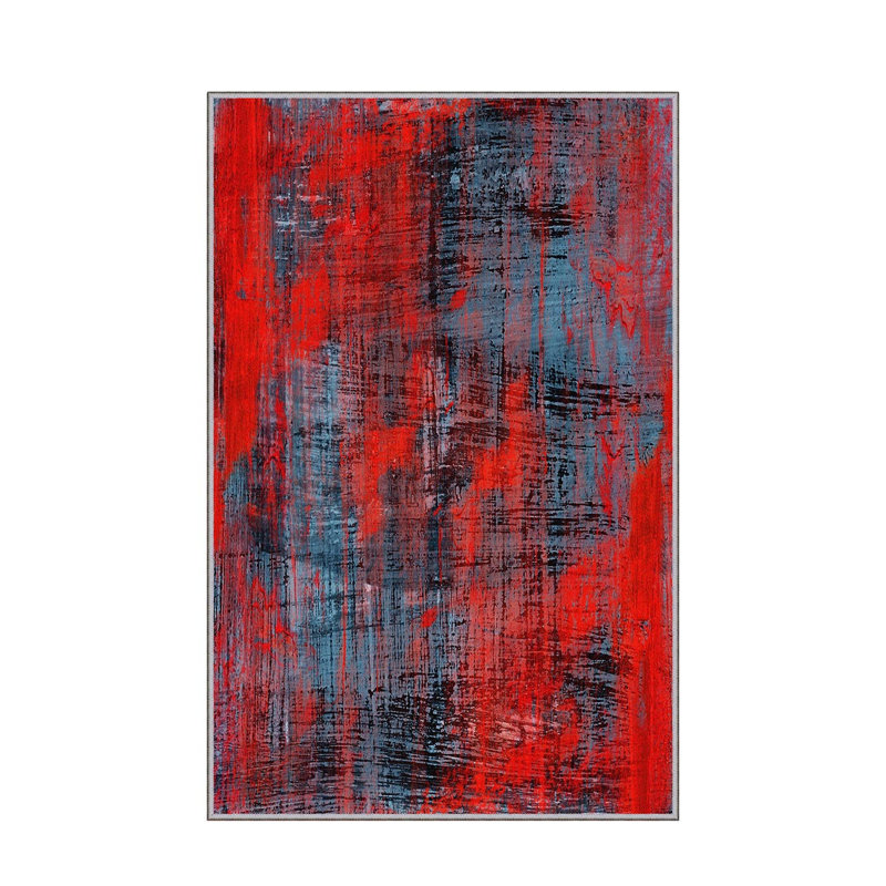 Premium Hall Carpet, 3D Digital Printed, 39.4 x 59.1 Inches | 100% Polyester, Antibacterial, Non-Slip Underside | Pile Height: 0.04 Inches, Machine Washable, Ideal for Living Room & Entryway Decor