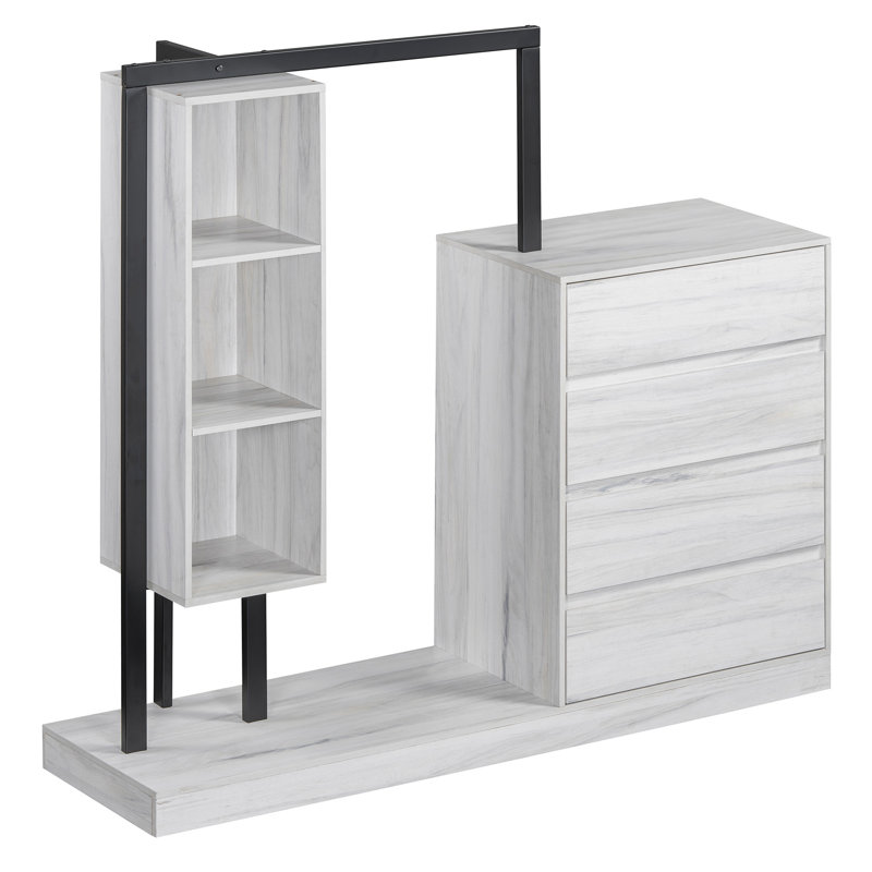 Versatile Wardrobe With Ample Storage And Stylish Design For Organized Living Spaces, White