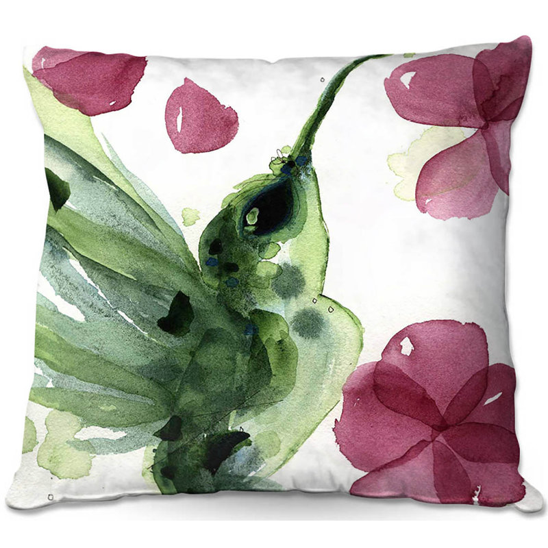 Housse et insert de coussin carré Summer Garden I, 16 po x 1 po