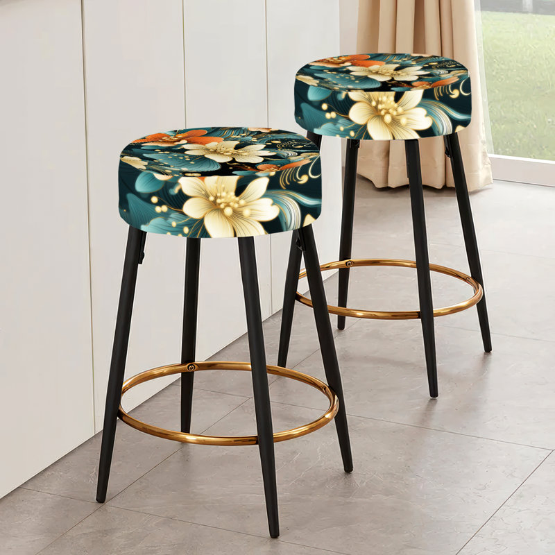 Ensemble de 2 tabourets de bar Glamour