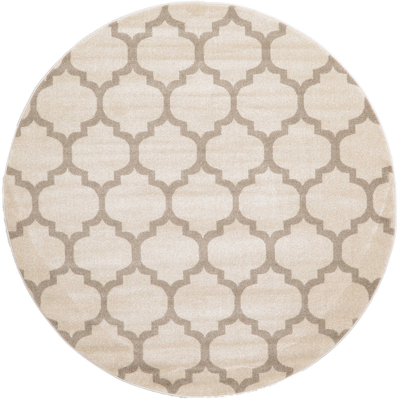Molly Geometric Indoor Rug, Round 6'1"