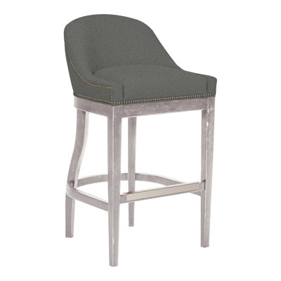 Calloway Upholstered Bar Stool with Solid Wood Frame