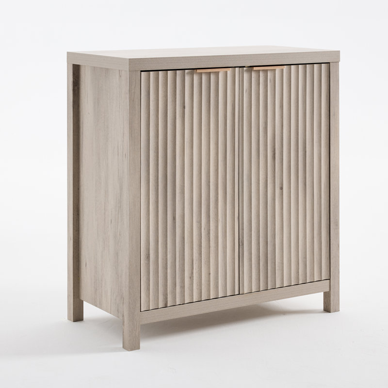 Buffet 30,5 "Nicolee, Chêne gris-beige