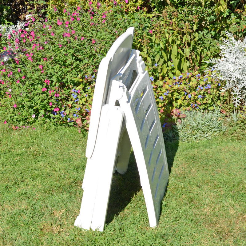 Drexell Reclining Sun Lounger, White