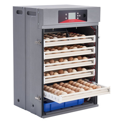 Incubateur à 400 œufs, armoire d'incubation pour volaille avec retournement automatique des œufs, contrôle de la température et de l'humidité, éclosoir pour œufs de chauffage et de refroidissement, couveuses commerciales pour l'éclosion de poussins d'oie