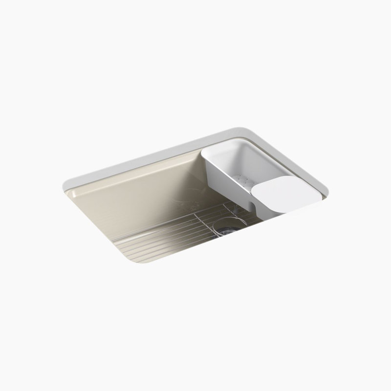 Riverby 27"L x 22"W Kitchen Sink, Sandbar