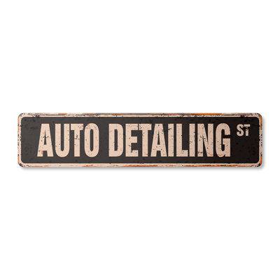 Plaque de rue auto