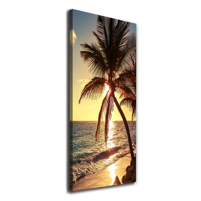 Tropical Beach - Wrapped Canvas Print