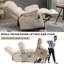 Fauteuil inclinable électrique en chenille de 23 po de large et à dossier haut-634481647