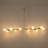 10-Lights  Adjustable Modern Linear Branch Chandelier-123162533