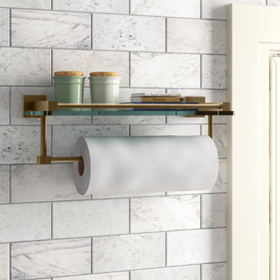 Haranu Bracket Shelf with Towel Bar