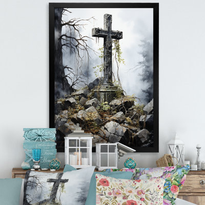 " Religious Cross Sacred Solace I "