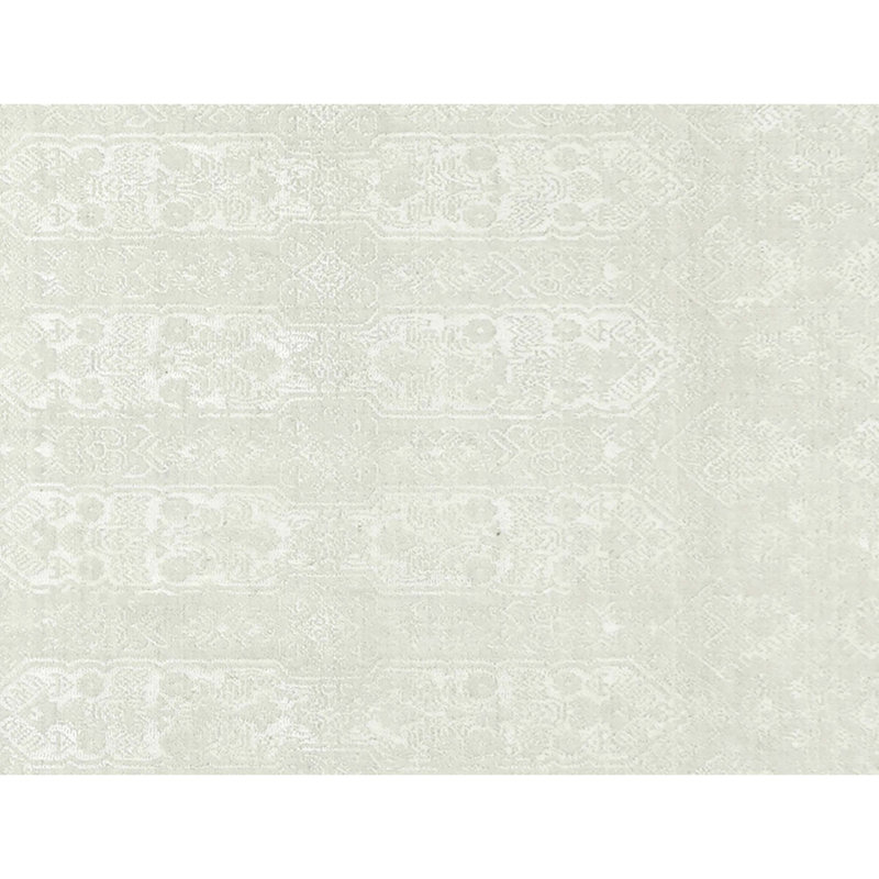Tapis ivoire et blanc noué à la main de haute qualité, Rectangle 12 pi x 15 pi
