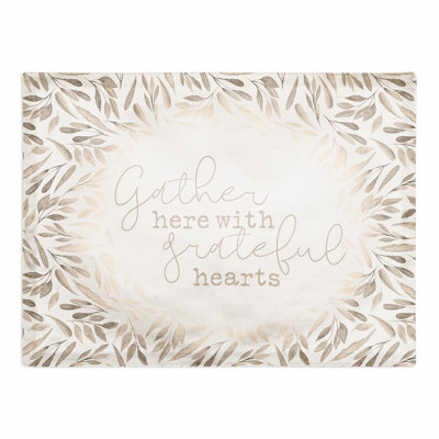 Thack Poly Twill Floral Rectangle Placemat