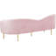 Canapé courbé en velours 85,5 po Ritz-1457864707