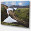 «White Spots Snowfields in Gullies», reproduction de photo sur toile tendue-19409117