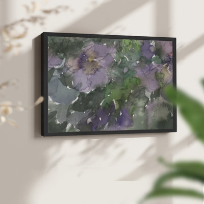 Langage des violettes II - reproduction encadrée