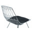 Harlan 46cm H Upholstered Metal Slat Back Side Chair-59851127