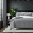 Ensemble d'édredon en coton gris uni 8 pièces Shay-109897604