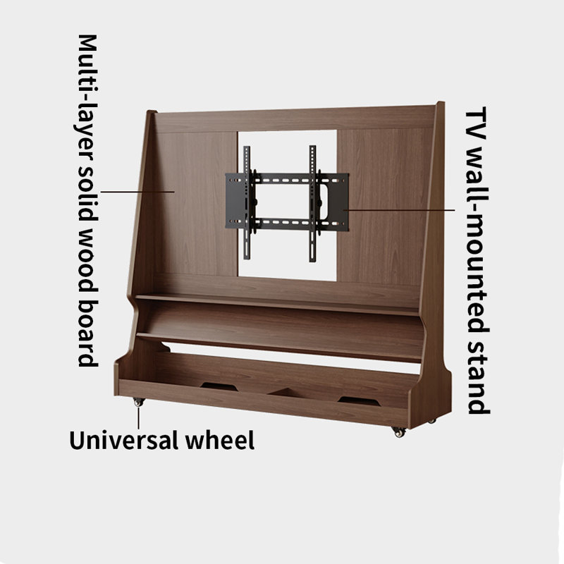 Modern minimalist mobile TV stand
