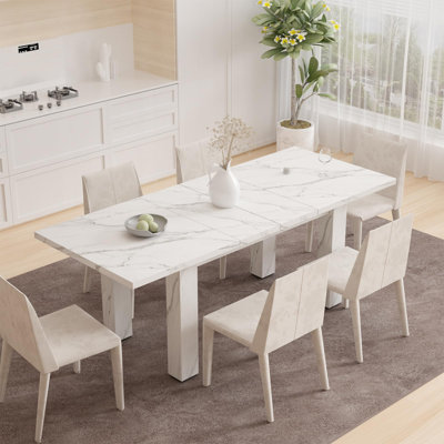 Rectangular Extendable Dining Table