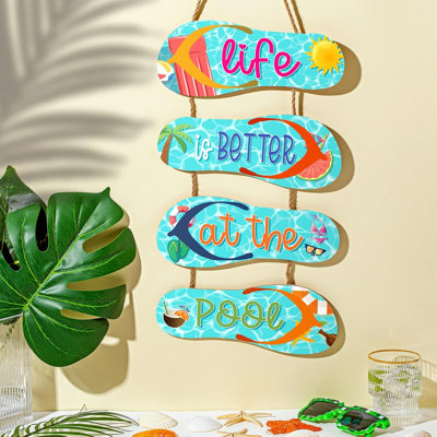 Décoration murale en bois "Beach"