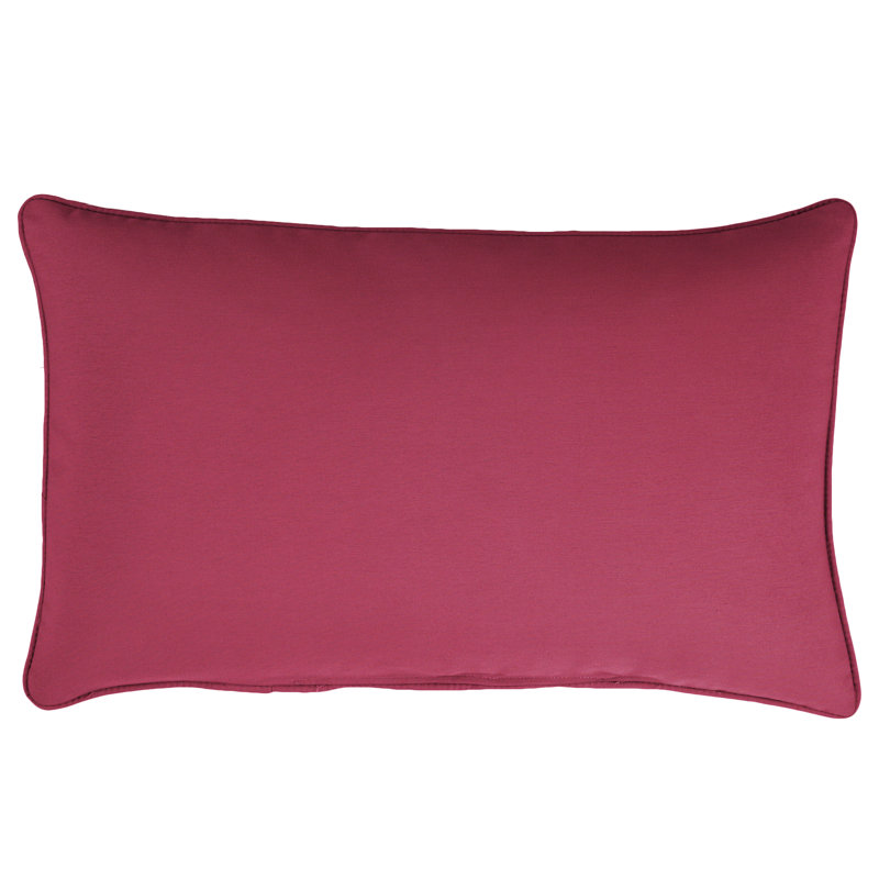 Sunbrella® Outdoor Throw Pillow, Pink, 12" x 18"