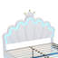 Princess Bed With Dual-Zone Led, Upholstered Height-Adjustable PU Leather Headboard, Pink/White in Multiple Sizes (90x190, 90x200, 140x200)-1650791957-1660661747