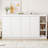 Twin Size Murphy Bed With Bookshelf, White-1746948159-1746948157