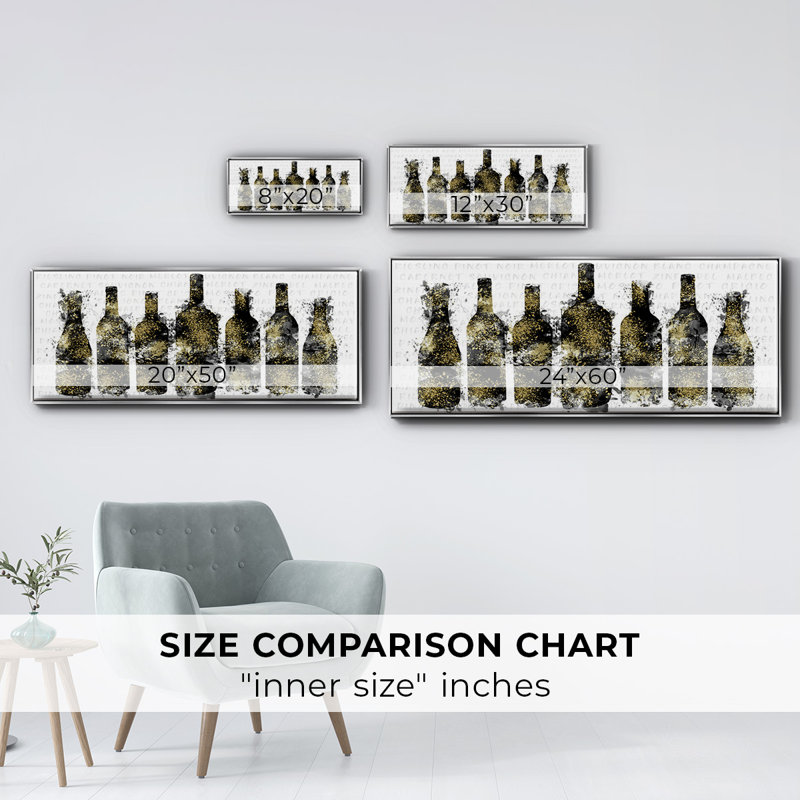 Vin sélection - toile encadrée