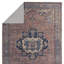 Tapis bleu / brun foncé lavable à la machine Beesley-1098109422