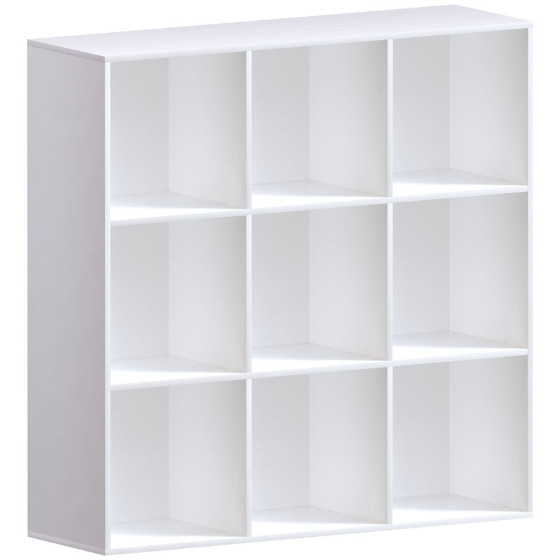 Oreland Cube Bookcase, White, 96.5cm H x 96.5cm W x 29cm D