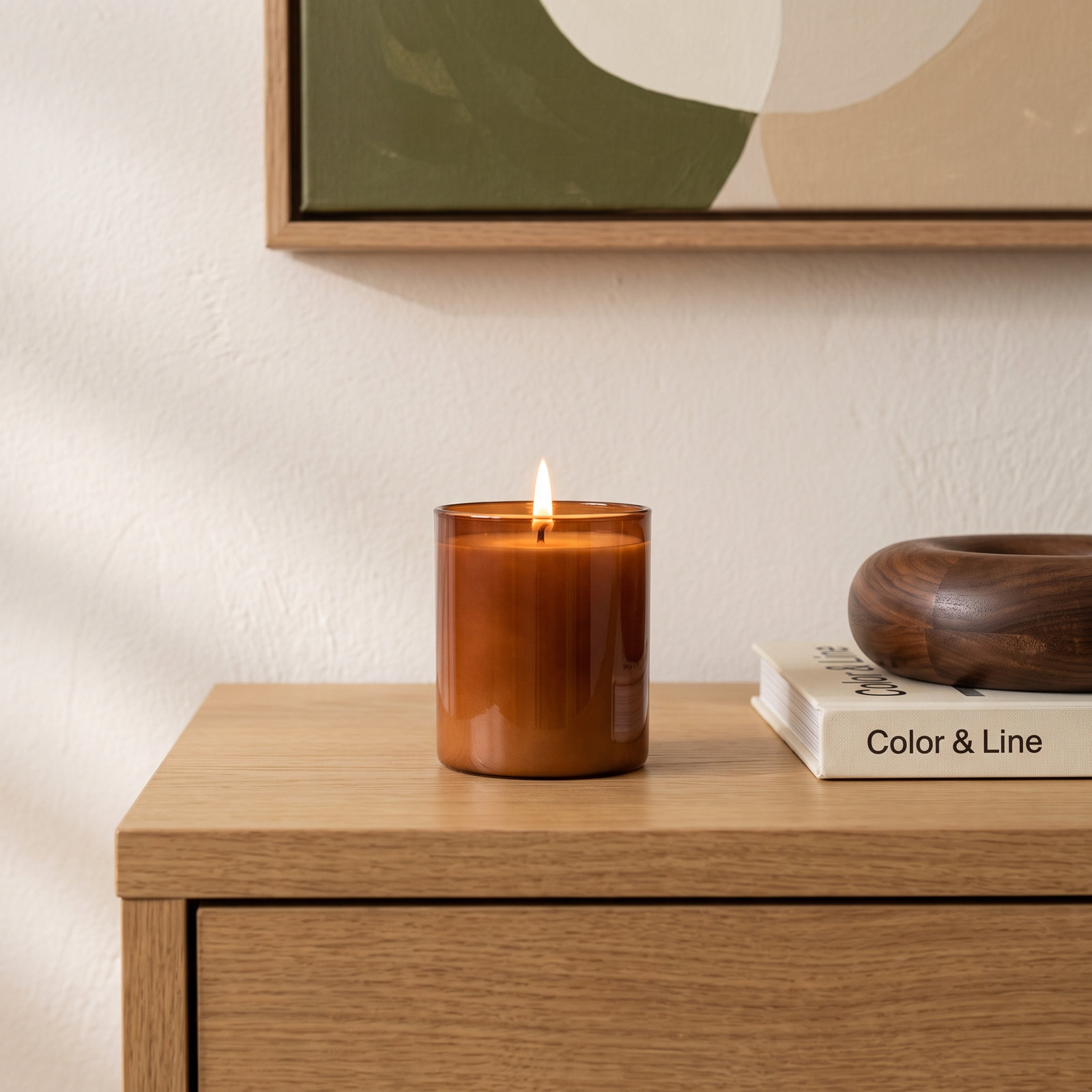 Floral Scented Jar Candle