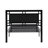 Twin Size Metal Bed - , Strong Bedroom Addition, Black Frame Strong, Silent Piece,