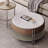 Light luxury high sense round coffee table