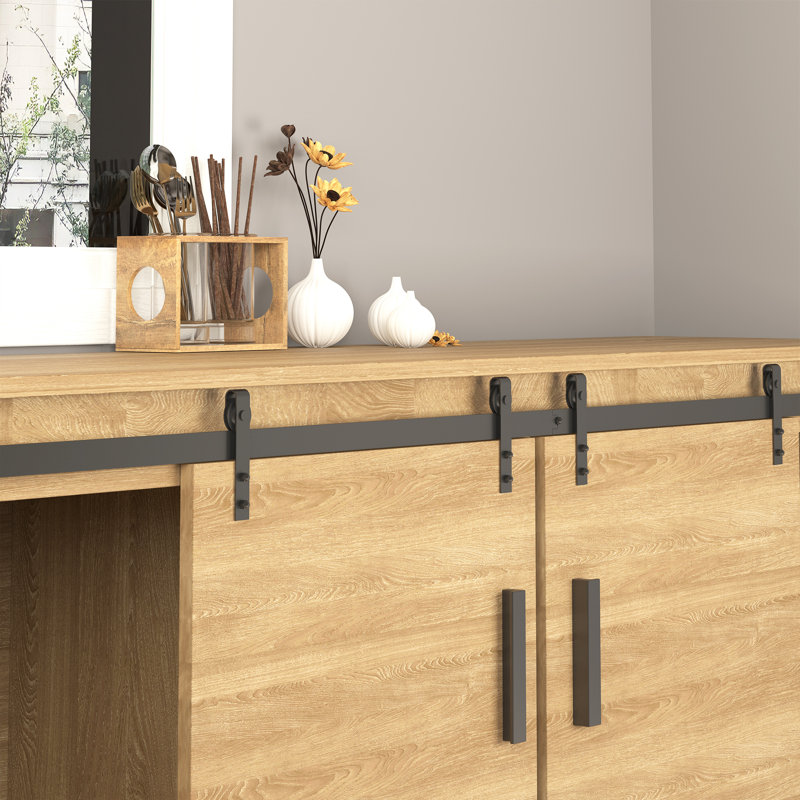 Standard Double Door Barn Door Hardware Kit