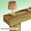 Table d'appoint rustique, console compacte, canapé