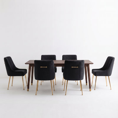 Elian Velvet Upholstered Dining Chair