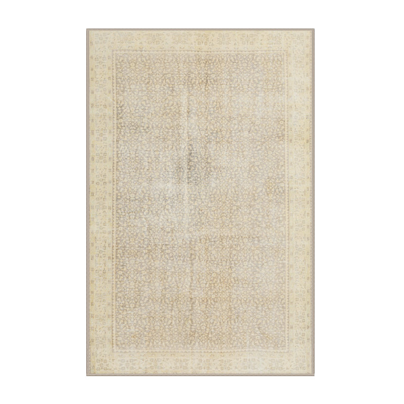 Crème orientale/gris Tapis décoratif Annabell, Rectangle 3 pi x 5 pi